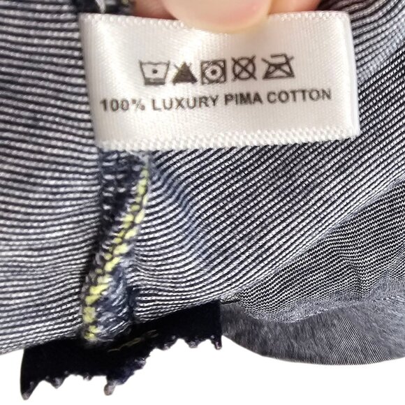 Lisa Todd Heart Long Sleeve Shirt, Rhinestone, Zipper, Pima Cotton, Size large - Picture 8 of 8